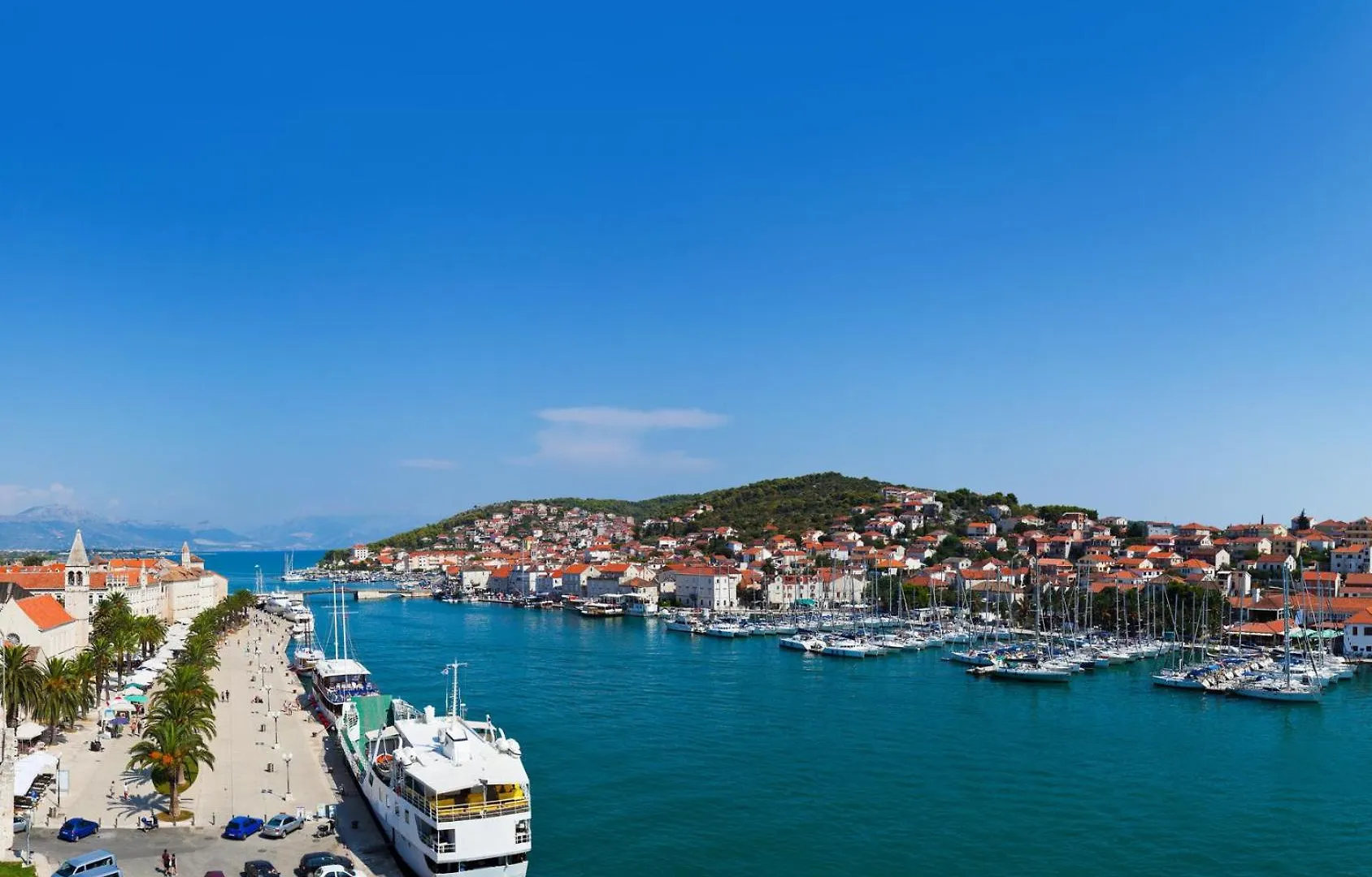Apartment In Okrug Gornji With Sea View, Terrace, Air Conditioning, Wifi 5134-4 Trogir Croacia